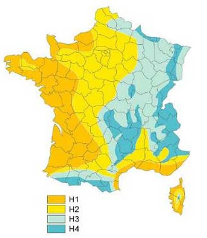 Carte du salage en France